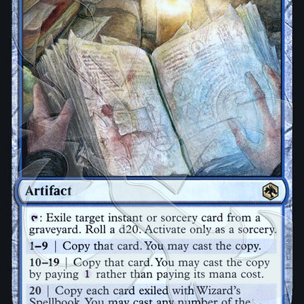Wizard's Spellbook (Ampersand Promo) [Dungeons & Dragons: Adventures in the Forgotten Realms Promos]