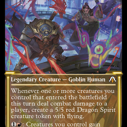 Goro-Goro and Satoru (Showcase Planar Booster Fun) [March of the Machine Commander Prerelease Promos]