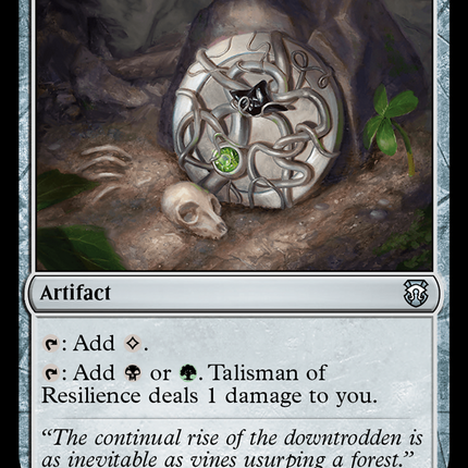 Talisman of Resilience (Ripple Foil) [Modern Horizons 3 Commander]