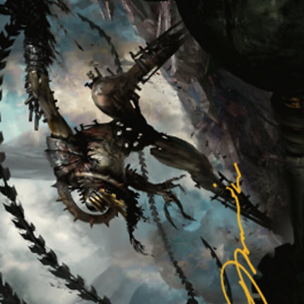 Razorlash Transmogrant Art Card (Gold-Stamped Signature) [The Brothers' War Art Series]