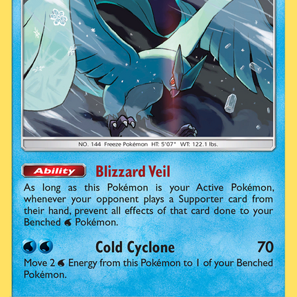 Articuno (32/181) [Sun & Moon: Team Up]