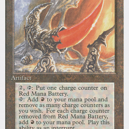 Red Mana Battery [Fourth Edition]