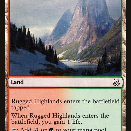 Rugged Highlands [Duel Decks: Mind vs. Might]