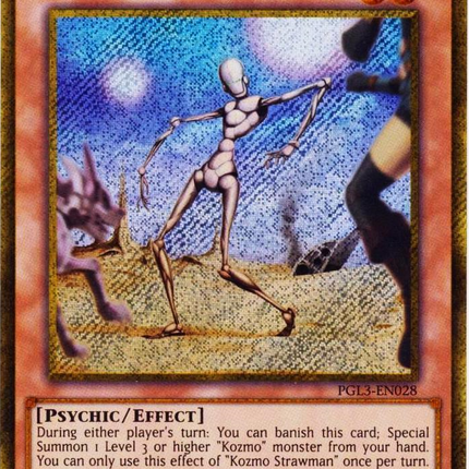 Kozmo Strawman [PGL3-EN028] Gold Secret Rare