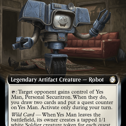 Yes Man, Personal Securitron (Extended Art) [Fallout]