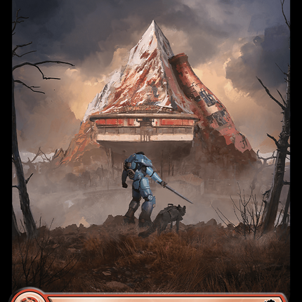 Mountain (0851) (Surge Foil) [Fallout]