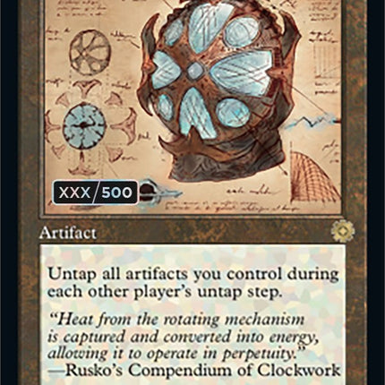 Unwinding Clock (Retro Schematic) (Serialized) [The Brothers' War Retro Artifacts]