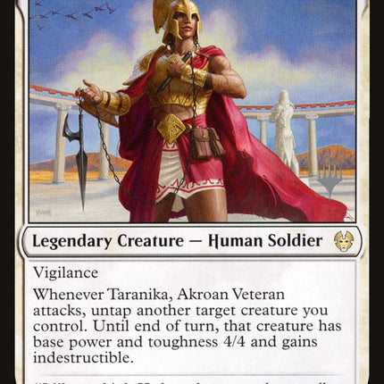 Taranika, Akroan Veteran (Promo Pack) [Theros Beyond Death Promos]