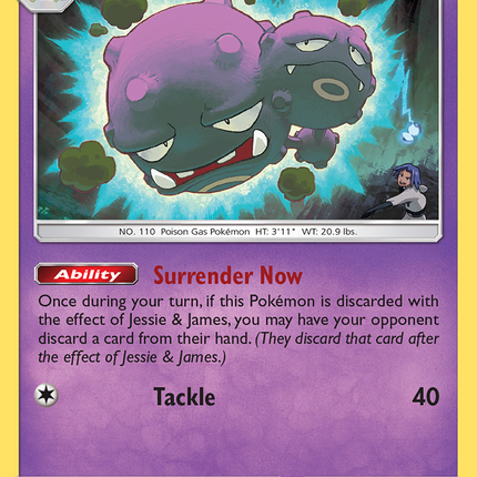 Weezing (29/68) [Sun & Moon: Hidden Fates]