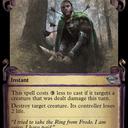 Bitter Downfall [The Lord of the Rings: Tales of Middle-Earth Showcase Scrolls]