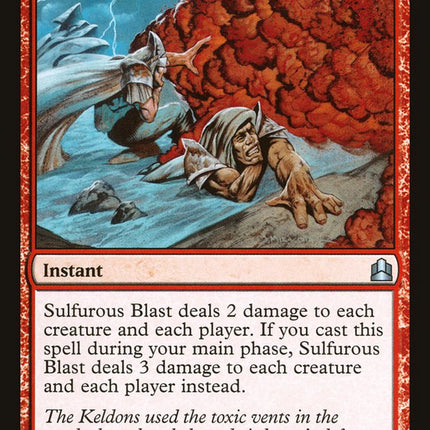 Sulfurous Blast [Commander 2011]