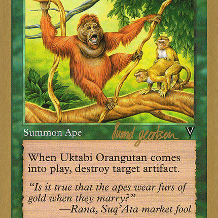 Uktabi Orangutan (Svend Geertsen) (SB) [World Championship Decks 1997]