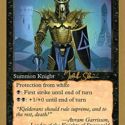 Knight of Stromgald (Jakub Slemr) [World Championship Decks 1997]