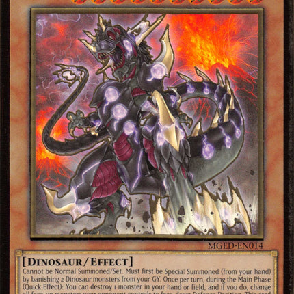 Ultimate Conductor Tyranno [MGED-EN014] Gold Rare
