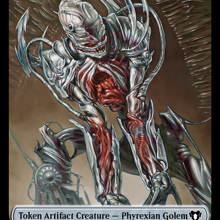 Phyrexian Golem // Ox Double-Sided Token [Commander Masters Tokens]