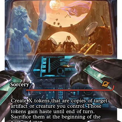Devastating Onslaught (0387) (Showcase) (Fracture Foil) [Edge of Eternities]