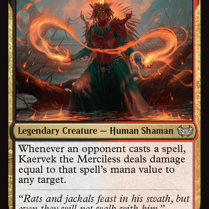 Kaervek the Merciless [Duskmourn: House of Horror Commander]