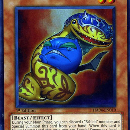 The Fabled Nozoochee [HA04-EN010] Super Rare