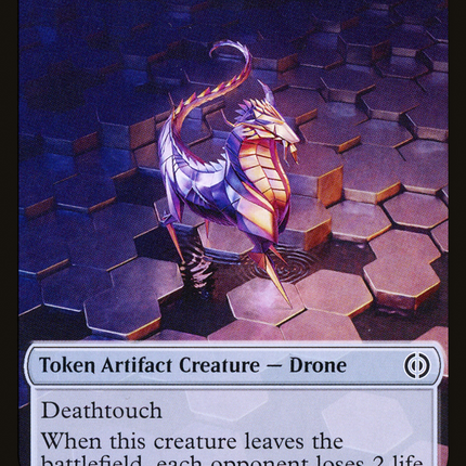Phyrexian Goblin // Drone Double-Sided Token [Phyrexia: All Will Be One Tokens]