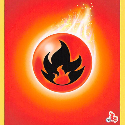 Fire Energy (Cinderace Stamp #20) [Battle Academy 2022]