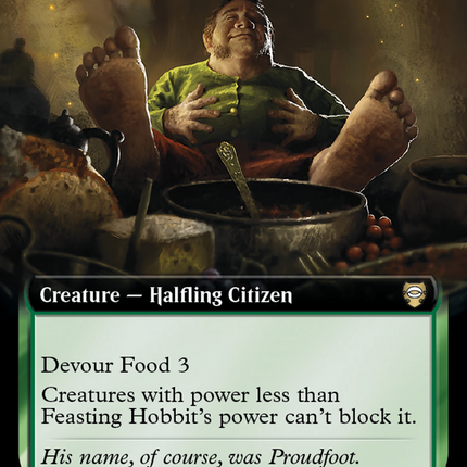 Feasting Hobbit (Extended Art) [The Lord of the Rings: Tales of Middle-Earth Commander]