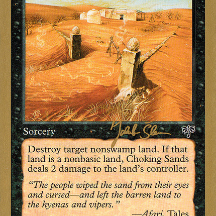 Choking Sands (Jakub Slemr) [World Championship Decks 1997]