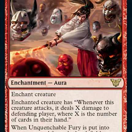 Unquenchable Fury [Kamigawa: Neon Dynasty Commander]