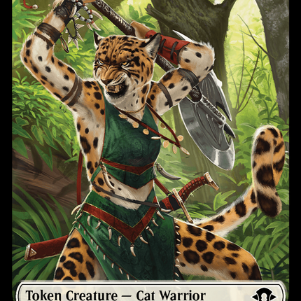 Servo // Cat Warrior Double-Sided Token [Modern Horizons 3 Tokens]