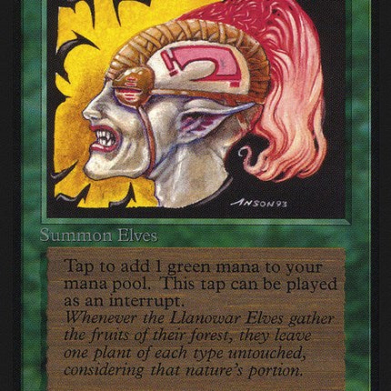Llanowar Elves [International Collectors' Edition]