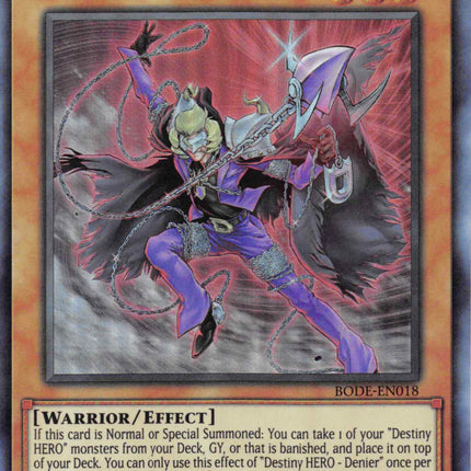 Destiny HERO - Denier [BODE-EN018] Super Rare