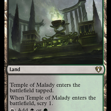 Temple of Malady [Commander Masters]