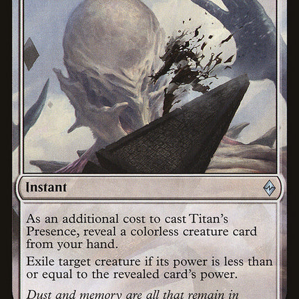 Titan's Presence [Battle for Zendikar]