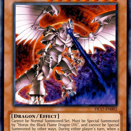 Horus the Black Flame Dragon LV8 (Blue) [DL17-EN002] Rare