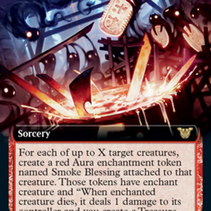 Smoke Spirits' Aid (Extended Art) [Kamigawa: Neon Dynasty Commander]