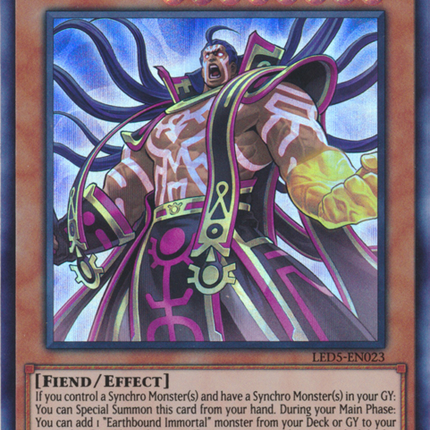 Earthbound Greater Linewalker [LED5-EN023] Ultra Rare
