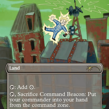 Command Beacon (Rainbow Foil) [Secret Lair Drop Series]