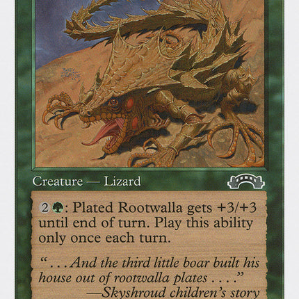Plated Rootwalla [Battle Royale]