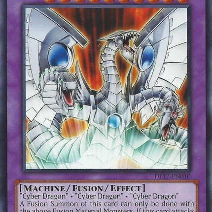 Cyber End Dragon (Green) [DL17-EN010] Rare