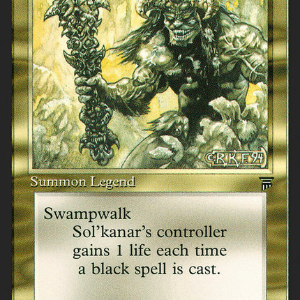Sol'kanar the Swamp King [Legends]