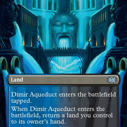 Dimir Aqueduct (Borderless Alternate Art) [Double Masters 2022]