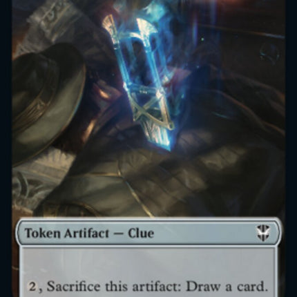 Clue // Elemental (005) Double-Sided Token [Streets of New Capenna Commander Tokens]