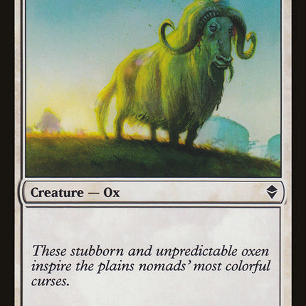 Pillarfield Ox [Zendikar]