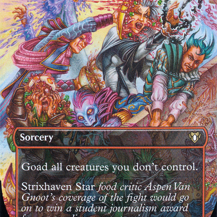 Disrupt Decorum (Borderless Alternate Art) [Commander Masters]