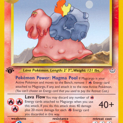 Magcargo (33/64) [Neo Revelation 1st Edition]