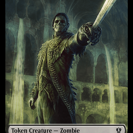 City's Blessing // Zombie Double-Sided Token [Murders at Karlov Manor Commander Tokens]