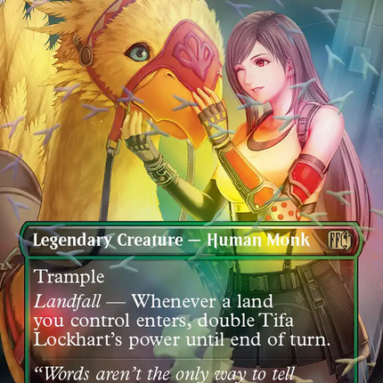 Tifa Lockhart (Borderless) (Chocobo Track Foil) [FINAL FANTASY]