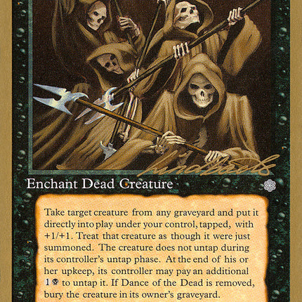 Dance of the Dead (Leon Lindback) [Pro Tour Collector Set]
