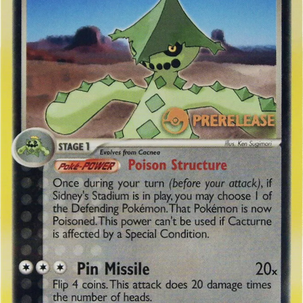 Cacturne (27/108) (Prerelease Promo) [EX: Power Keepers]