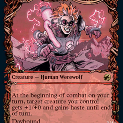Reckless Stormseeker // Storm-Charged Slasher (Showcase Equinox) [Innistrad: Midnight Hunt]
