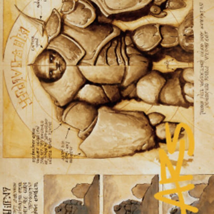 Precursor Golem Art Card (Gold-Stamped Signature) [The Brothers' War Art Series]